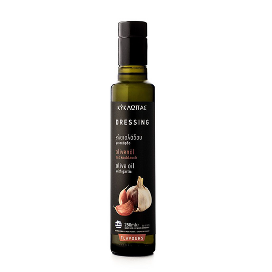 Kyklopas Premium Olivenöl Dressing mit Knoblauch 250ml