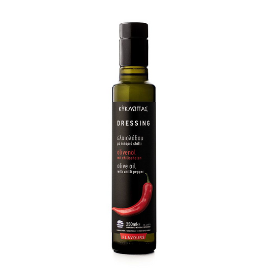Kyklopas Premium Olivenöl Dressing mit Chilli 250ml